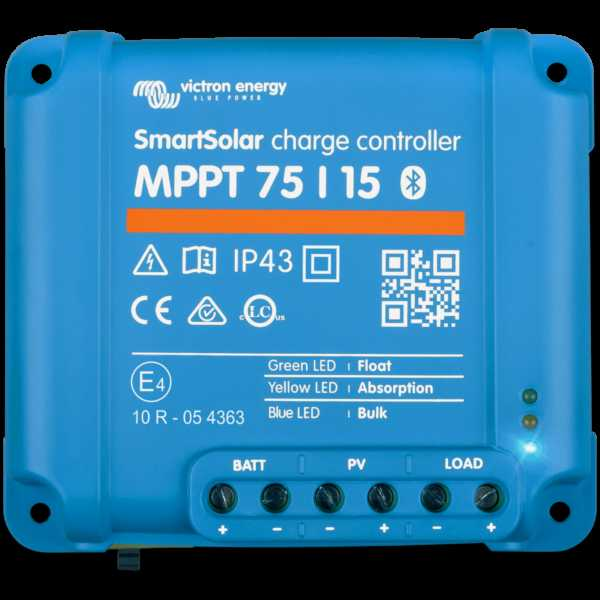 MPPT solárny regulátor Victron Energy SmartSolar 75/15