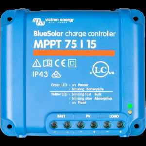 MPPT solárny regulátor Victron Energy BlueSolar 75/15