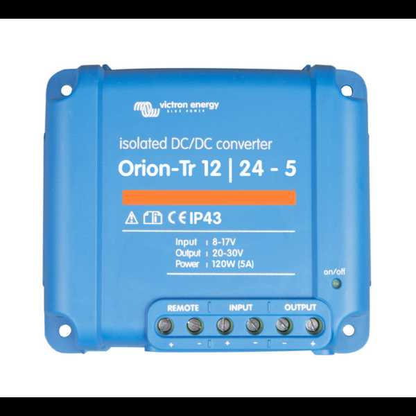 DC/DC konvertor Orion-Tr 12/24- 5A (120W)